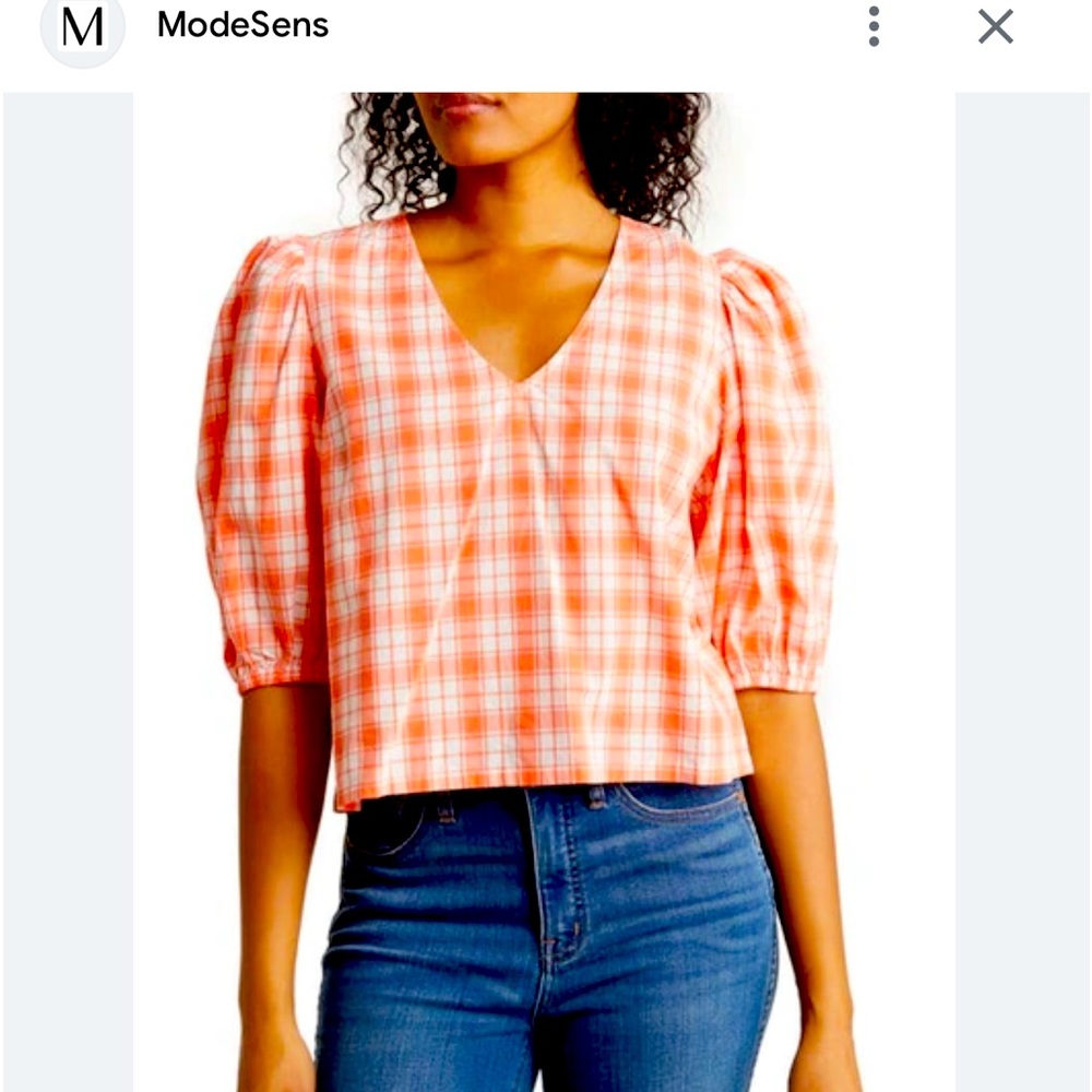 Melrose and market women shirt, L 100% cotton, light weight new with  no tags